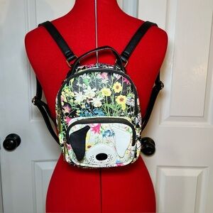 Betsey Johnson Dog/Puppy, Floral, Mini Backpack